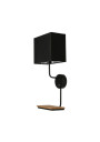 Keto wall light 1xE14 black 21 cm - product image 4