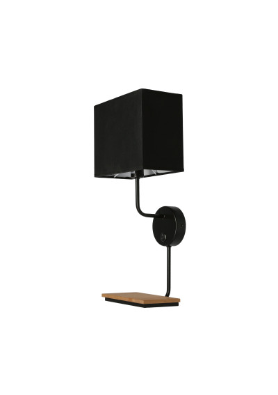 Lampa ścienna Keto 1xE14 czarny 21 cm - zdjęcie produktu 4