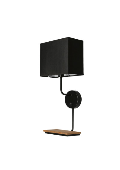 Lampa ścienna Keto 1xE14 czarny 21 cm - zdjęcie produktu 5