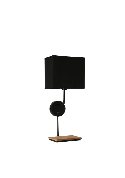 Lampa ścienna Keto 1xE14 czarny 21 cm - zdjęcie produktu 8