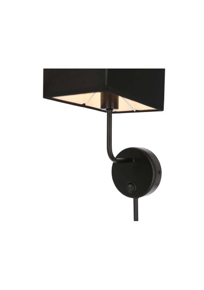 Keto wall light 1xE14 black 21 cm - product image 15