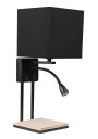 Theo wall light 3200 K black 24 cm