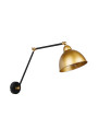 Truck wall light 1xE27 black / gold 54 cm