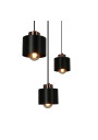 Olena ceiling light 3xE27 black 64 cm