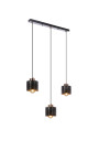 Lampa sufitowa Olena 3xE27 czarny 64 cm - zdjęcie produktu 1