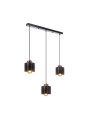 Lampa sufitowa Olena 3xE27 czarny 64 cm - zdjęcie produktu 4