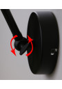 Fundo wall light 1xE27 black / gold 54 cm - product image 3
