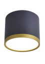 Lampa sufitowa Tuba 9 W LED 4000 K czarny + złoty 8,8 cm