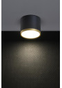 Tuba ceiling light 9 W LED 4000 K black / gold 8,8 cm - product image 1