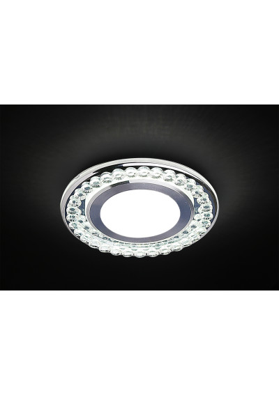 Ssp-30 ceiling fitting 5 W LED 6500 K silver, klosz clear 12,3 cm - product image 1