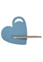 Heart wall light 5 W LED 4000 K blue 36 cm