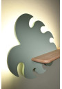 Monstera wall light 4 W LED 4000 K green 37 cm