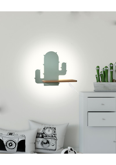 Cactus wall light 4 W LED 4000 K green 33 cm - product image 9