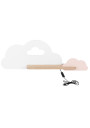 Lampa ścienna Cloud 5 W LED 4000 K biały + różowy 53 cm