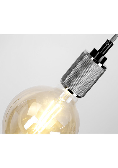 Zawiesie lamp suspension 1xE27 black / chromee 10 cm - product image 2