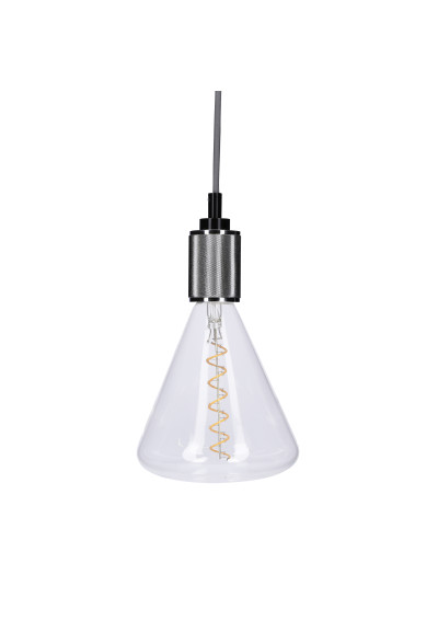 Zawiesie lamp suspension 1xE27 black / chromee 10 cm - product image 9
