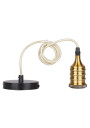 Zawiesie lamp suspension 1xE27 black / patynowy 10 cm
