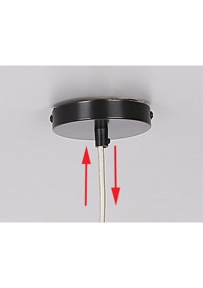 Zawiesie do lampy Zawiesie 1xE27 czarny + patynowy 10 cm - zdjęcie produktu 4