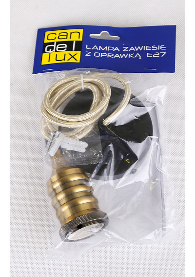 Zawiesie do lampy Zawiesie 1xE27 czarny + patynowy 10 cm - zdjęcie produktu 5