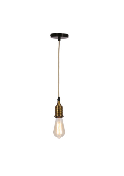 Zawiesie do lampy Zawiesie 1xE27 czarny + patynowy 10 cm - zdjęcie produktu 7
