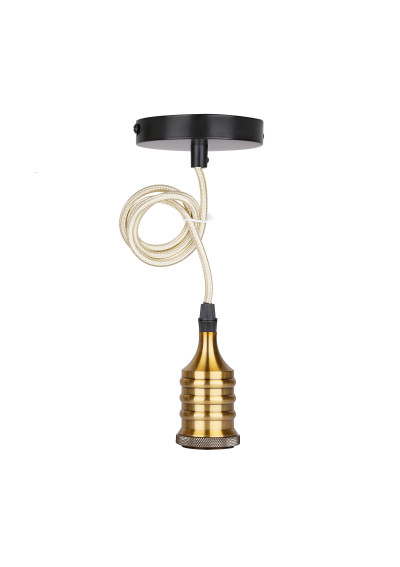 Zawiesie do lampy Zawiesie 1xE27 czarny + patynowy 10 cm - zdjęcie produktu 1