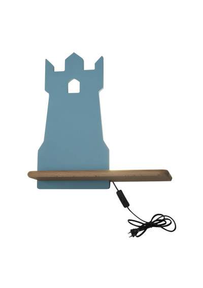 Tower wall light 4 W LED 4000 K blue 27 cm