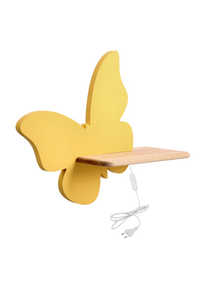 Butterfly wall light 4 W LED 4000 K żółty 40 cm