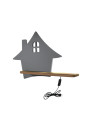 Lampa ścienna House 4 W LED 4000 K szary 35 cm