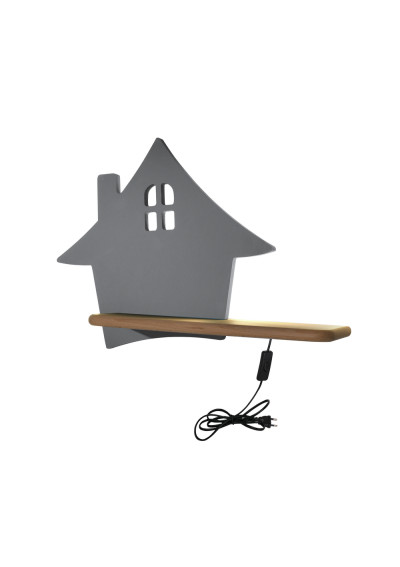 Lampa ścienna House 4 W LED 4000 K szary 35 cm