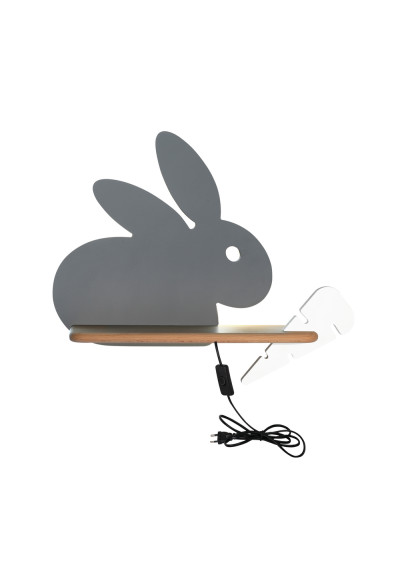 Rabit wall light 4 W LED 4000 K grey 37 cm