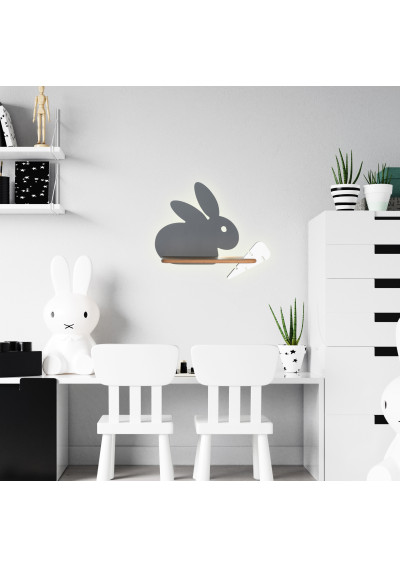 Lampa ścienna Rabit 4 W LED 4000 K szary 37 cm - zdjęcie produktu 1
