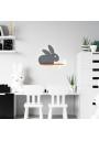 Lampa ścienna Rabbit 4 W LED 4000 K szary 37 cm - zdjęcie produktu 1