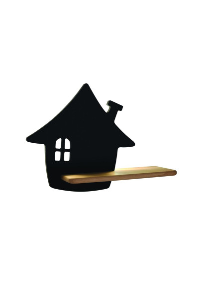 House wall light 4 W LED 4000 K black 35 cm