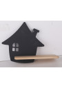 House wall light 4 W LED 4000 K black 35 cm - product image 1