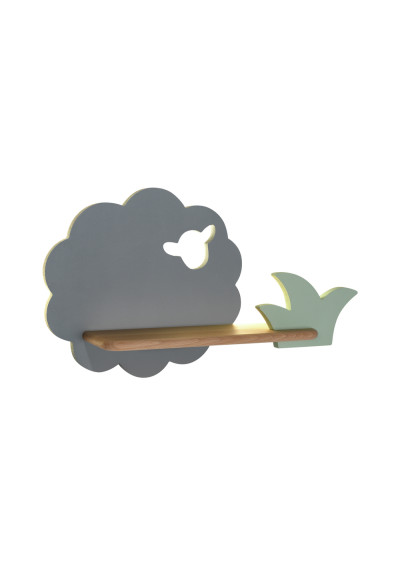 Lampa ścienna Sheep 5 W LED 4000 K szary 42 cm