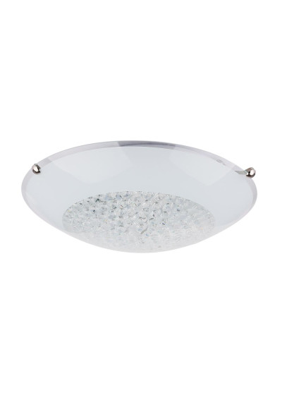 Pristina ceiling light white, szkło 40 cm