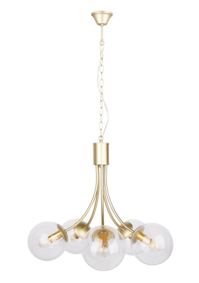 Lampa wisząca Dani 5xE14 złoty 60 cm