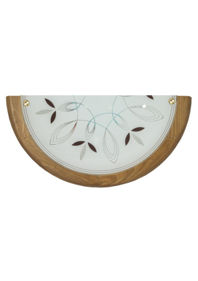 Plafon Rustica 1xE27 dębowy 30 cm