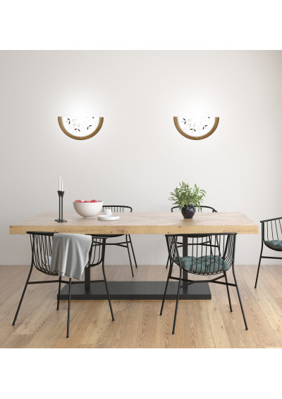 Plafon Rustica 1xE27 dębowy 30 cm - zdjęcie produktu 1