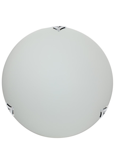 Sara ceiling light 1xE27 chrome/satyna 30 cm