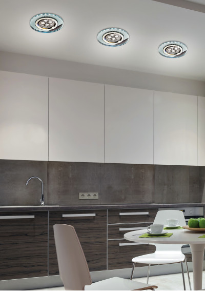Oprawa stropowa Ss-23 50 W LED 6500 K bezbarwny 9 cm - zdjęcie produktu 1