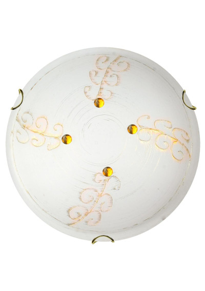 Plafon Asme 1xE27 złoty 30 cm