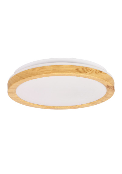 Gandava ceiling light 18 W LED 4000 K white / drewniany 29 cm