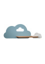 Cloud wall light 5 W LED 4000 K blue/white 53 cm
