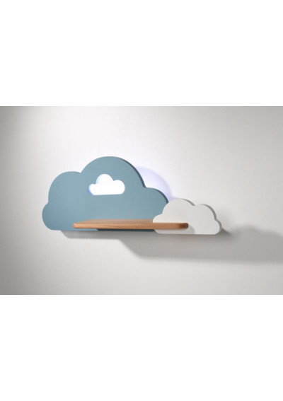 Lampa ścienna Cloud 5 W LED 4000 K niebieski+biały 53 cm - zdjęcie produktu 1