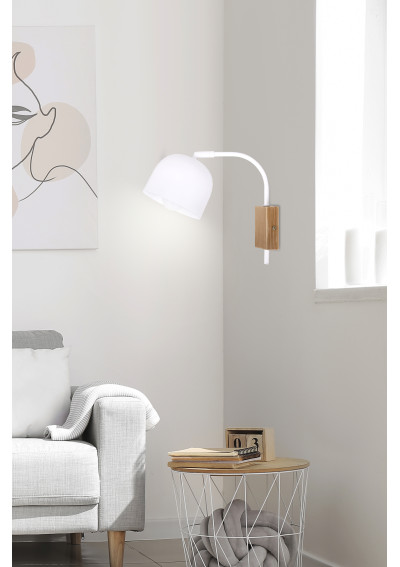 Rupi wall light 1xE27 white 27 cm - product image 2
