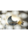 Moon wall light 5 W LED 4000 K grey/gold 39,5 cm - product image 3