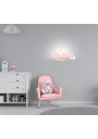 Lampa ścienna Swan 5 W LED 4000 K różowy+biały 44 cm - zdjęcie produktu 1
