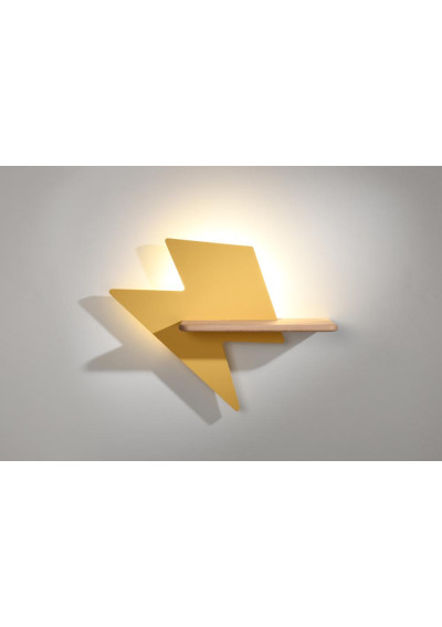 Lampa ścienna Lightning 4 W LED 4000 K złoty 40 cm - zdjęcie produktu 2