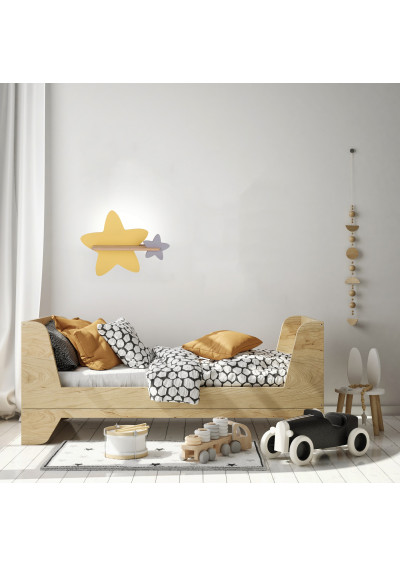 Lampa ścienna Star 5 W LED 4000 K złoty+szary 40 cm - zdjęcie produktu 1